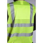 FAGEO REFLECTIVE VEST HIGH DEFINITION WITH ZIPPER AND POCKETS 051 - Image 5