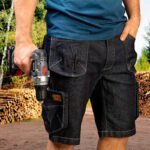 NEO TOOLS WORKWEAR DENIM SHORTS