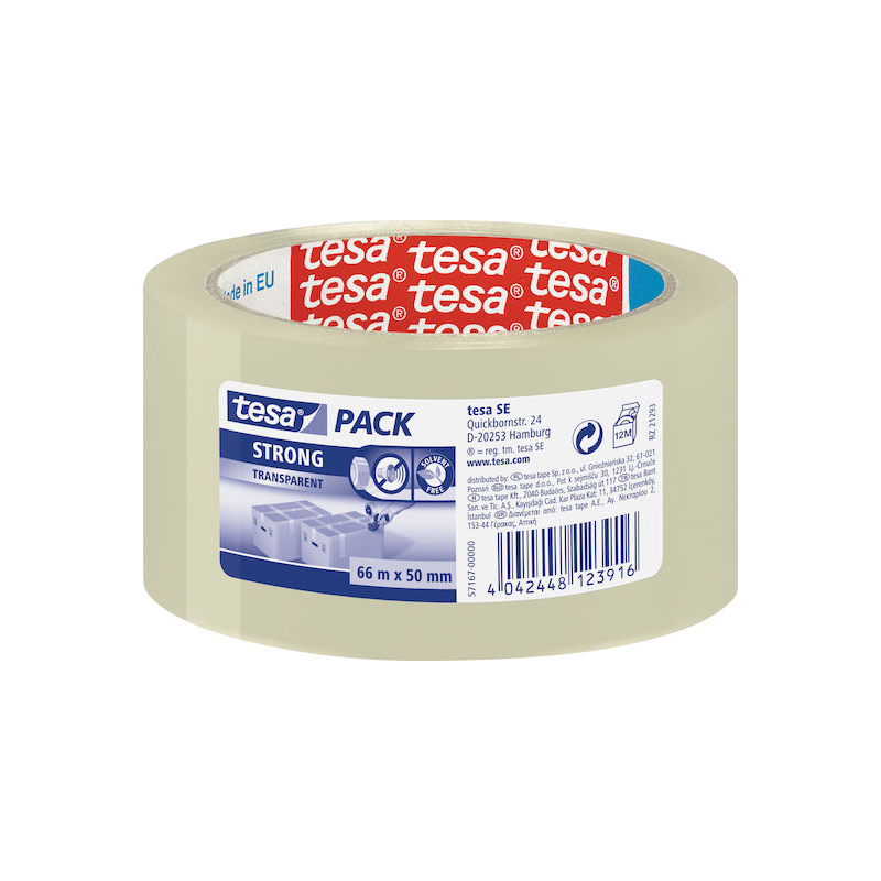 TESA ΙΣΧΥΡΗ ΑΘΟΡΥΒΗ ΤΑΙΝΙΑ ΣΥΣΚΕΥΑΣΙΑΣ 66m x 50mm - Image 1