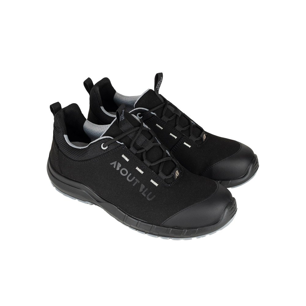 image DYNAMO BLACK GREY LOW SAFETY SHOES - Image 1